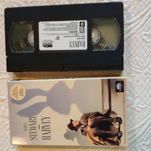 Harvey VHS Movie Video Tape with James Stewart from 1950 Film - Picture 4 of 4